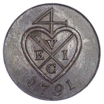 India, EIC, Bombay Presidency, copper Proof 1 ½ Pice, 1791