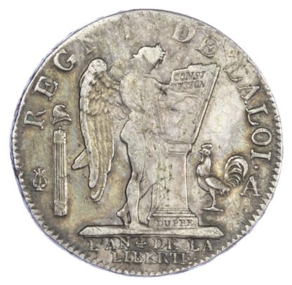 France, Louis XVI, silver ½ Ecu, 1792 A, Paris