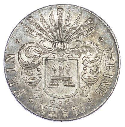 Germany, Hamburg, silver 32 Schilling, 1809