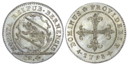 Switzerland, Bern, silver 4 Kreuzer (1 Batzen), 1798