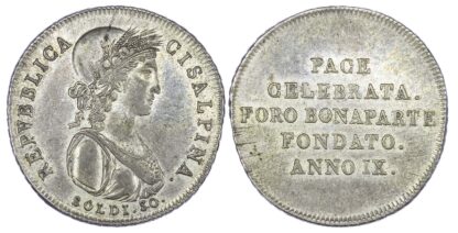 Italy, Cisalpine Republic (1797-1802), silver 30 Soldi, 1800