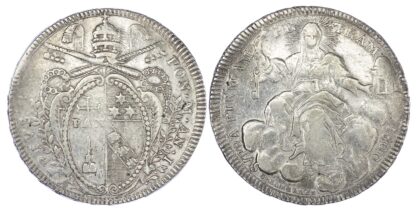 Italy, Papal States, Pius VII (1800-23 AD), silver Scudo, 1800