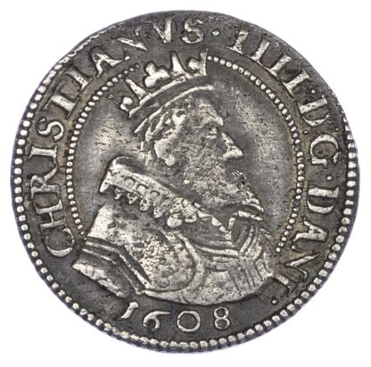 Denmark, Christian IV (1588-1648 AD), silver 8 Skilling, 1608 AD
