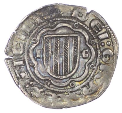 Italy, Sicily, Lodovico d’Aragona (1342-1355), silver Pierreale, Messina