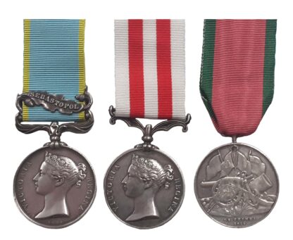 A Crimea and Indian Mutiny Group of 3 to Private James Gray