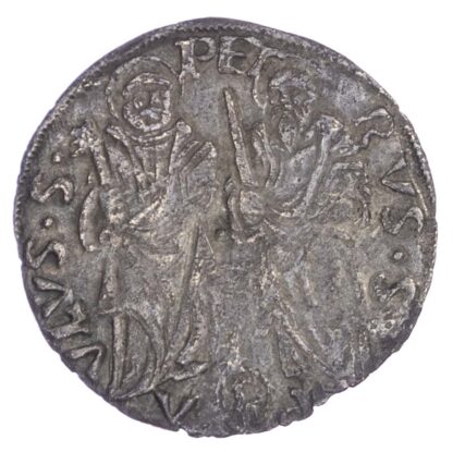 Italy, Papal States, Paolo II (1464-1471 AD), silver Terzo di Grosso