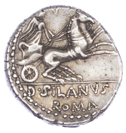 Roman Republic, D. Silanus, Silver Denarius