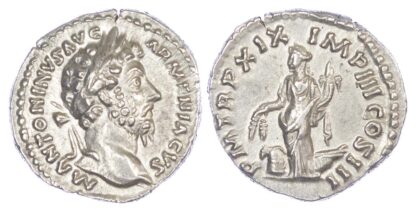 Marcus Aurelius, Silver Denarius