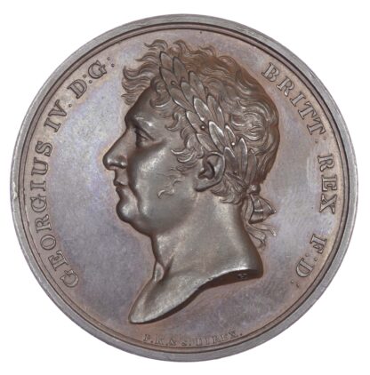 George IV, Coronation 1821, AE medal
