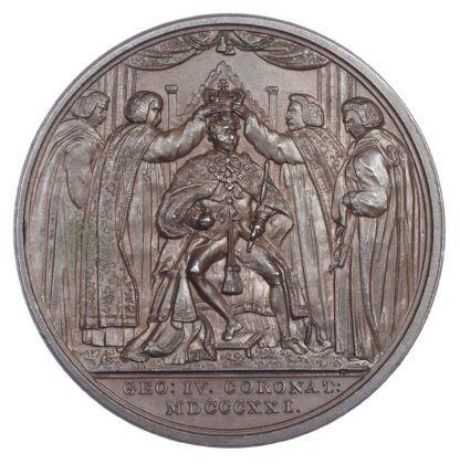 George IV, Coronation 1821, AE medal