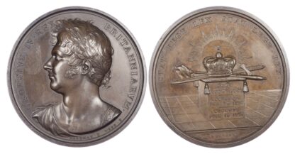 George IV, Coronation 1821, AE medal
