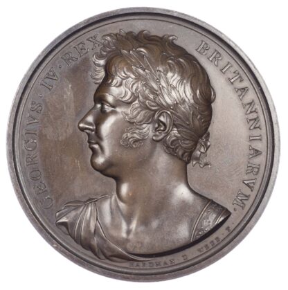 George IV, Coronation 1821, AE medal