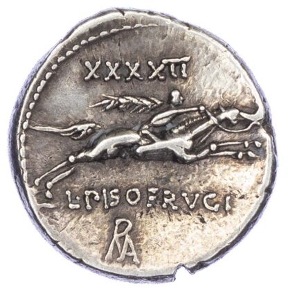 L. Calpurnius Piso Frugi, Silver Denarius