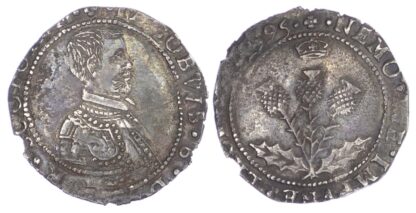 James VI, (1567-1625), Seventh coinage, Five Shillings, 1595
