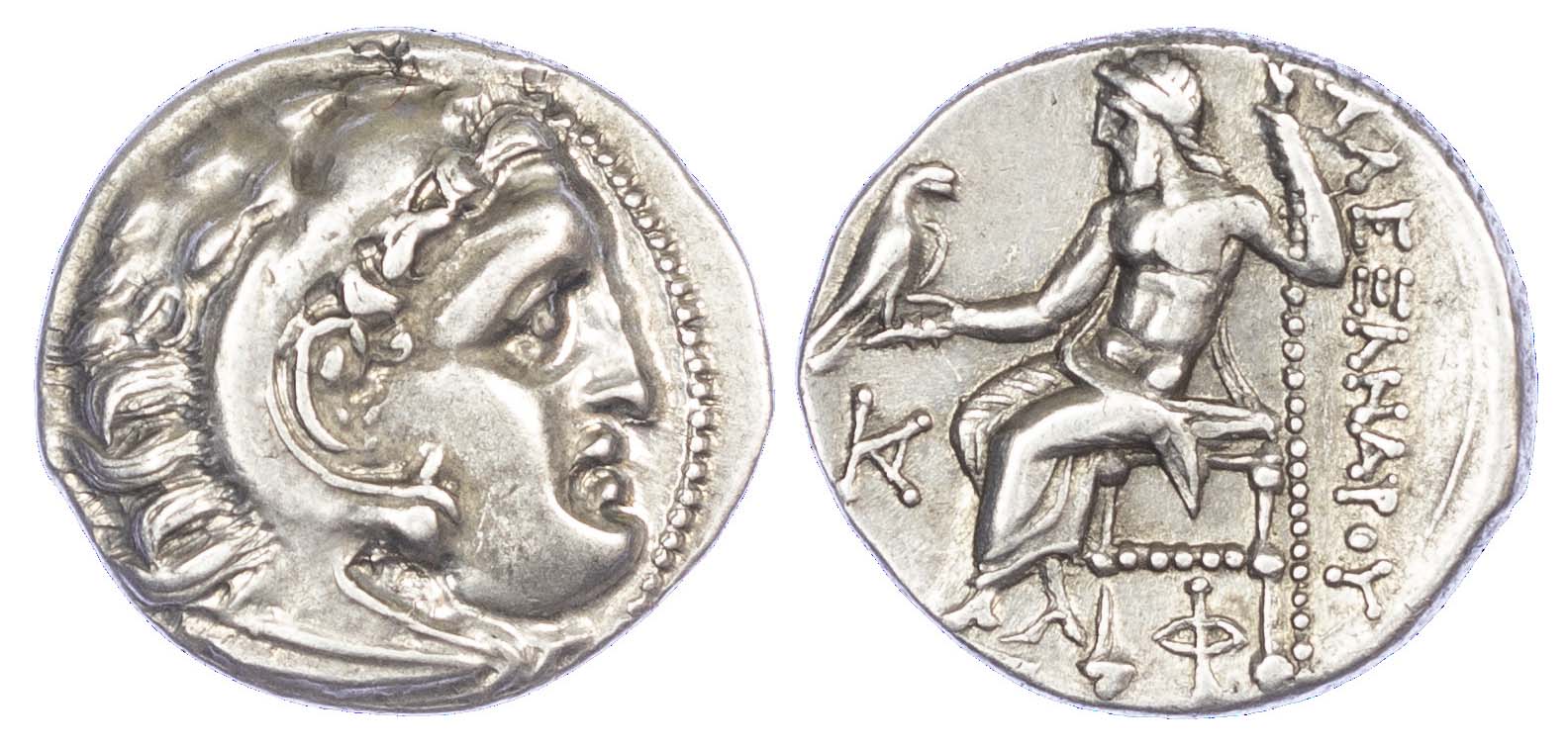 Macedon, Antigonos I Monophtalmos, Silver Drachm