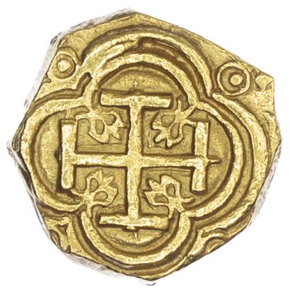 Columbia (colonial), Felipe IV of Spain (1621-1665 AD), gold 2 Escudos