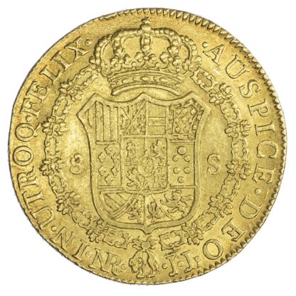 Columbia (colonial), Carlos IV (1788-1808 AD), gold 8 Escudos, 1805
