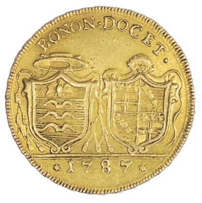 Italy, Papal States, Pio VI (1775–1799 AD), gold 4 Doppie, 1787