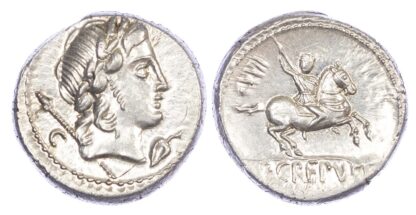 P. Crepusius, Silver Denarius