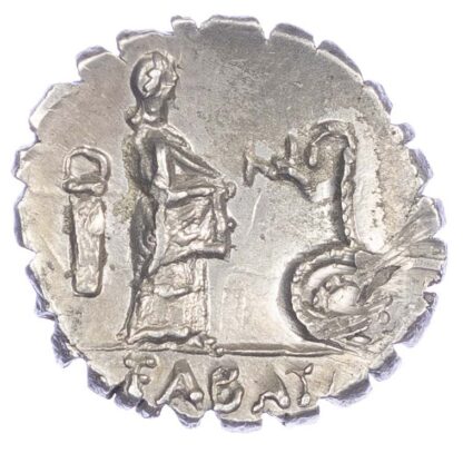 L. Roscius Fabatus, Silver Denarius