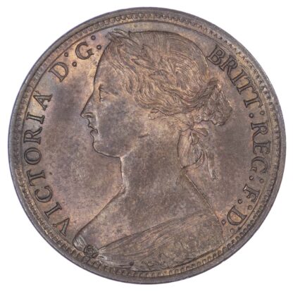 Victoria (1837-1901), Bronze Penny, 1866