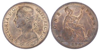 Victoria (1837-1901), Bronze Penny, 1894