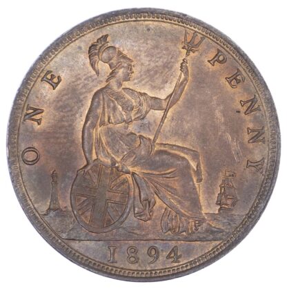 Victoria (1837-1901), Bronze Penny, 1894
