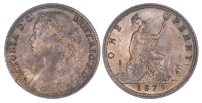 Victoria (1837-1901), Bronze Penny, 1879