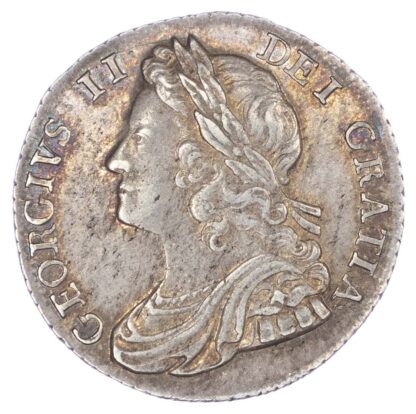 George II (1727-60), Shilling, 1735, Roses & Plumes