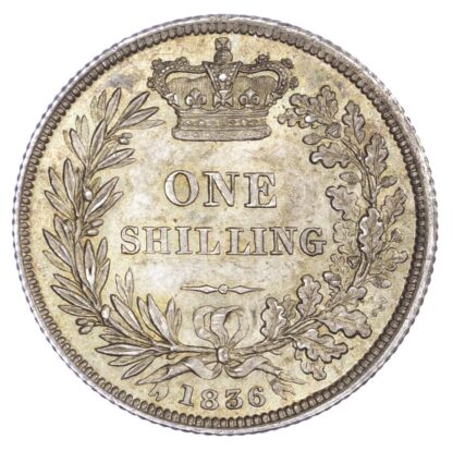 William IV (1830-1837), Shilling, 1836, Bare head
