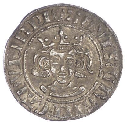 Germany, Aachen, city, Wilhelm I v. Jülich (1356-61 AD), silver Double Sterling