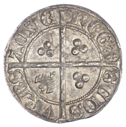 Germany, Aachen, city, Wilhelm I v. Jülich (1356-61 AD), silver Double Sterling