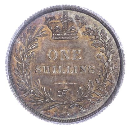 Victoria (1837-1901), Shilling 1871, Die 13