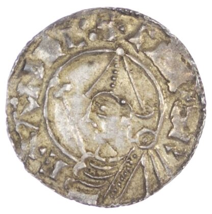 Canute (1016-35), Penny, Helmet type (c.1024-1030), Thetford mint