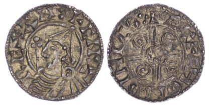 Canute (1016-35), Penny, Helmet type, Winchester mint