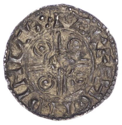 Canute (1016-35), Penny, Helmet type, Winchester mint