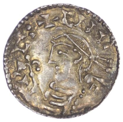 Canute (1016-35), Penny, Short cross type, Lincoln Mint, moneyer Leofinc