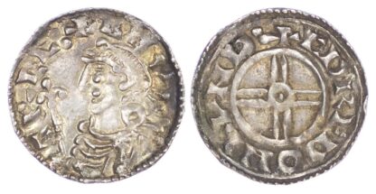 Canute (1016-35), Penny, Short cross type, London Mint, moneyer Eadred