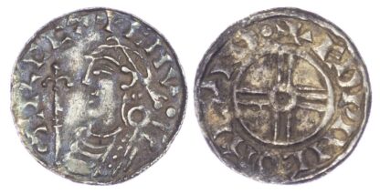 Canute (1016-35), Penny, London Mint, moneyer Eadwine,