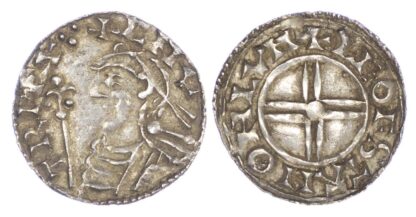 Canute (1016-35), Penny, Short cross type, London Mint, moneyer Leofstan