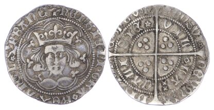 Henry VI (1422-61), First reign Groat, Rosette Mascle issue, Calais