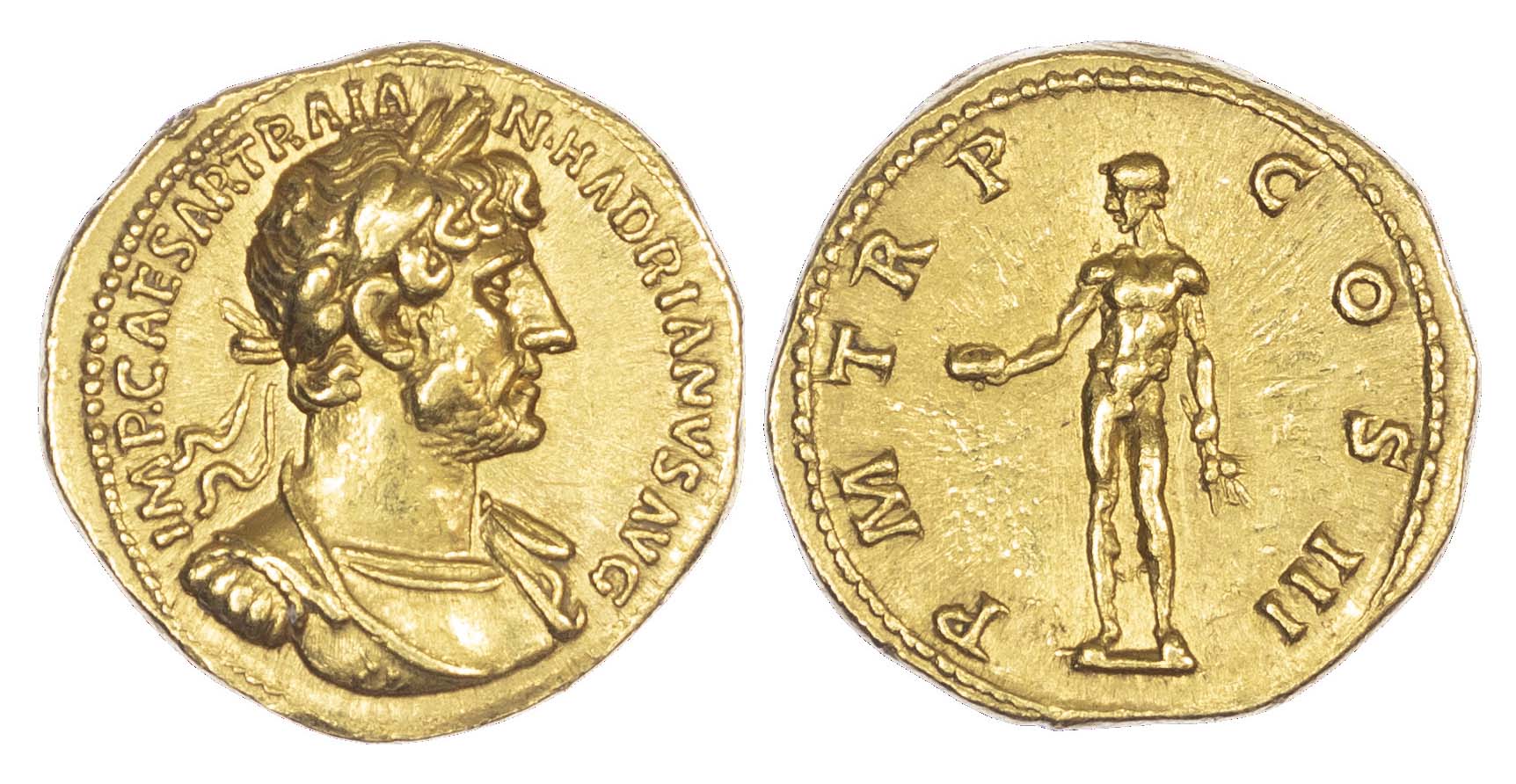 Hadrian, Gold Aureus