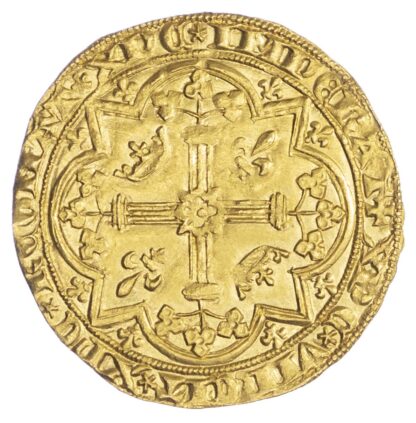 France, Charles V (1364-1380), gold Franc à pied