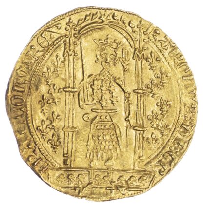 France, Charles V (the Wise) (1364-80 AD), gold Franc à pied, Paris