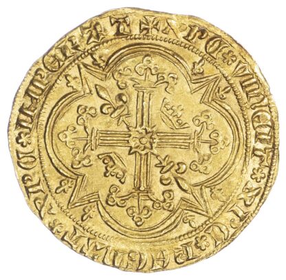 France, Charles V (the Wise) (1364-80 AD), gold Franc à pied, Paris