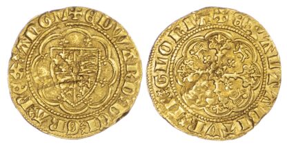 Edward III (1327-77), Quarter Noble, Fourth Coinage, Treaty Period