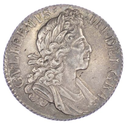 William III (1694-1702), Shilling, 1700, taller 0s in date line, fifth bust