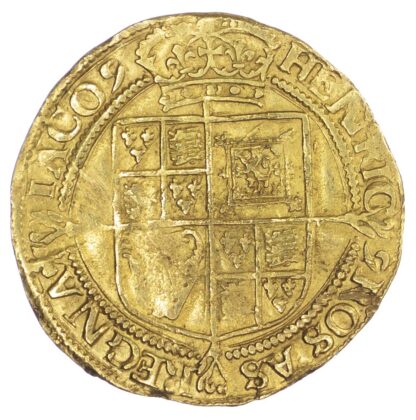 James I (1603-25), Half-Laurel, third coinage, mm. trefoil