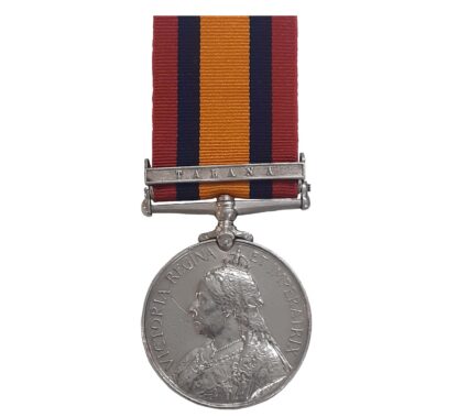 A Rare Boer War Casualty Medal for the battle of Talana to Private, later Quarter master Sergeant Thomas Downes
