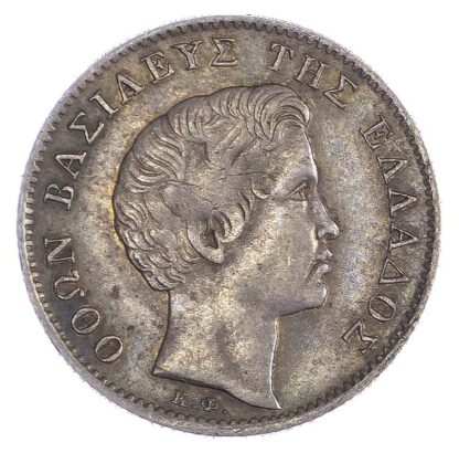 Greece, Otto (1832-62), silver ½ Drachma, 1834 A - rare